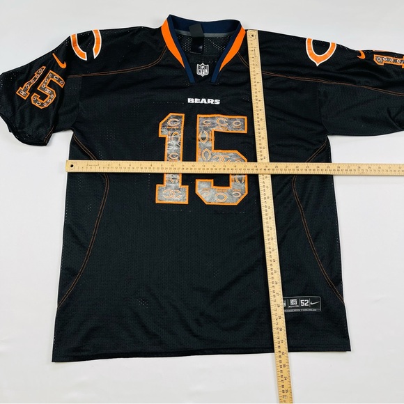 BRANDON MARSHALL Chicago Bears #15 Nike Onfield  NFL Black Jersey Size: 52 - Picture 16 of 16